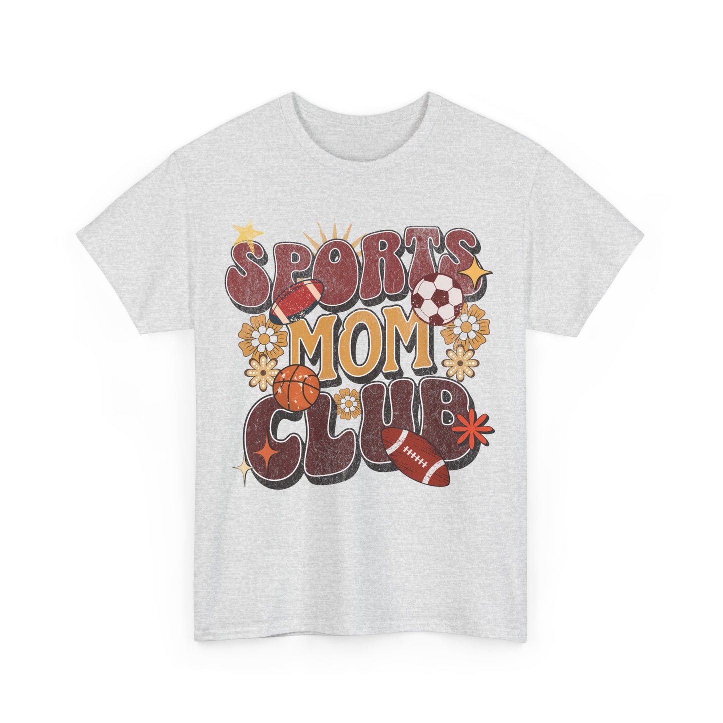 Sporty Mom Retro Graphic T-Shirt – Heavy Cotton Comfort with Timeless Style | 0005 |